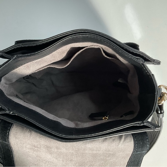 Vince Camuto Artera Saddle Leather/Suede Shoulder Bag. Like new. - Picture 12 of 13